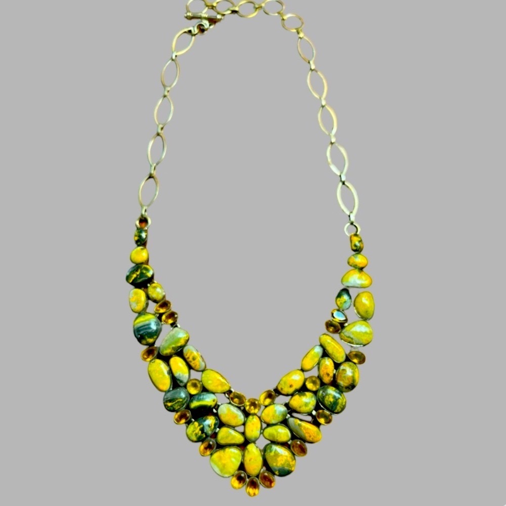 ‼️💥PRICE DROP ☄️
Bumblebee Jasper Chain Necklace